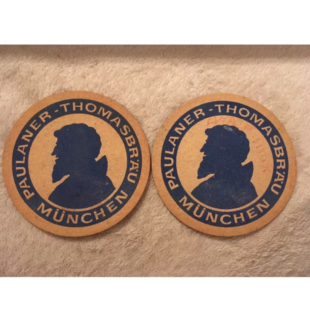 MCM 50s 60s Fiber West Germany Bar Coaster Vintage